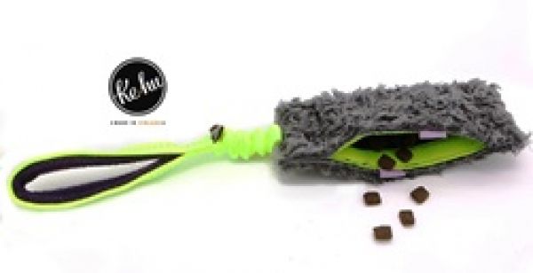 Ke-Hu Flat Treatpocket (befüllbarer Fellzergel mit Bungee-Gummiband)